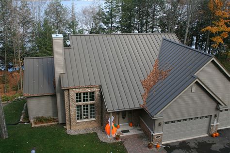 slate gray metal roof photos